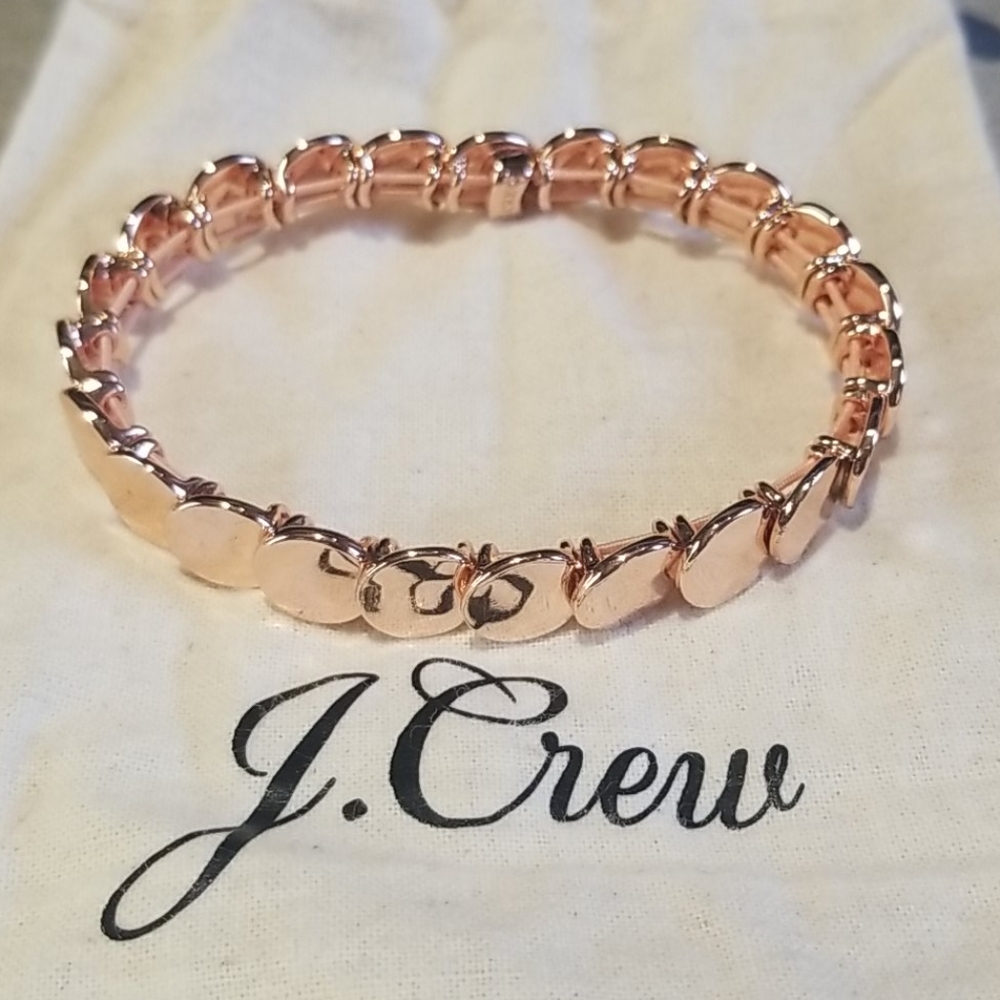 JCrew stacked mini disc bracelet